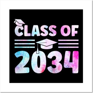 kindergarten to graduation class of 2034 Posters and Art